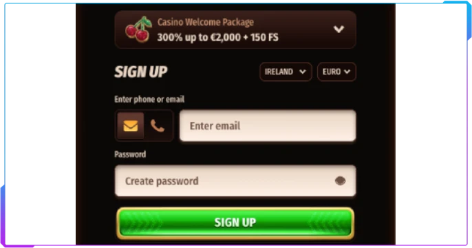 West Ace Casino registration banner
